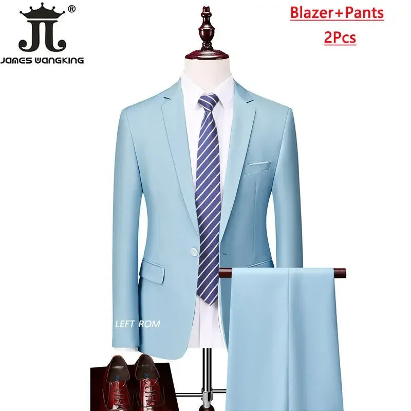 Costume homme formel pour le bureau, mariage, fête, couleur unie, tailles M-6XL, 15 couleurs (veste + gilet + pantalon) Camara Shopping Costume homme formel pour le bureau, mariage, fête, couleur unie, tailles M-6XL, 15 couleurs (veste + gilet + pantalon)