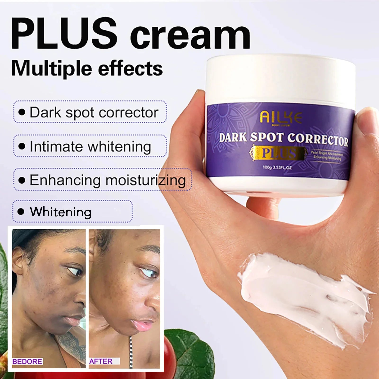 AILKE Glutathion PLUS Ensemble de soins pour la peau, lotion éclaircissante avancée, hydrate, adoucit la peau, portée de brillance pour hommes et femmes Camara Shopping AILKE Glutathion PLUS Ensemble de soins pour la peau, lotion éclaircissante avancée, hydrate, adoucit la peau, portée de brillance pour hommes et femmes
