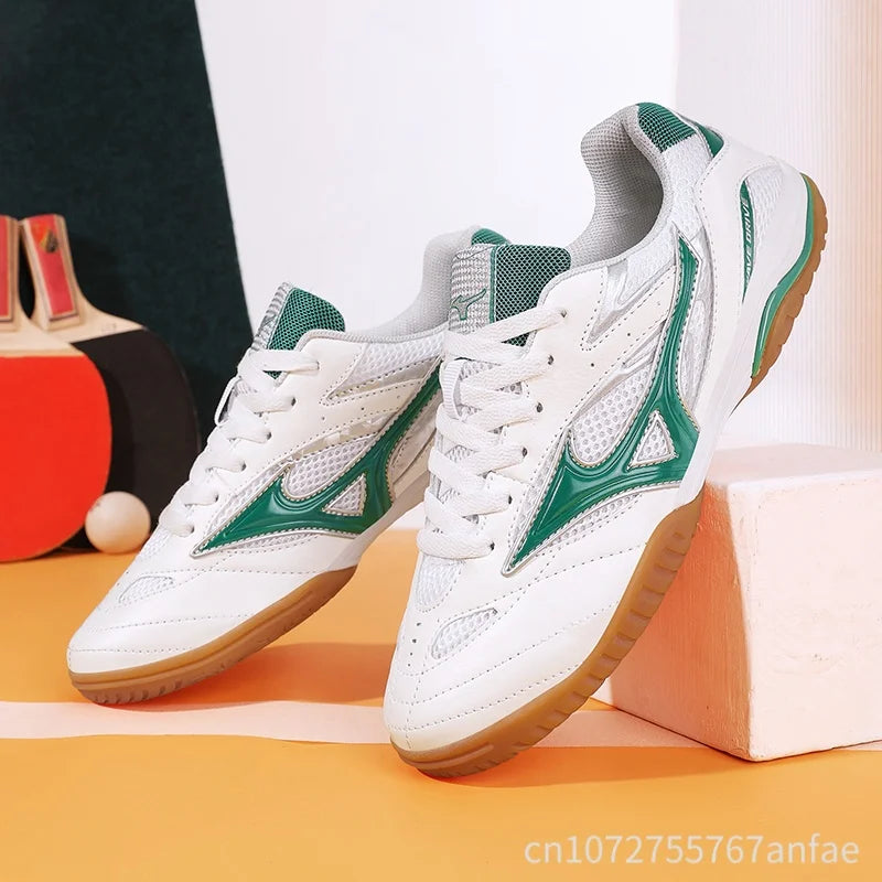 Chaussures de Tennis de Table pour hommes et femmes, légères et respirantes, antidérapantes, pour Couple, chaussures d'entraînement professionnelles en plein air Camara Shopping Chaussures de Tennis de Table pour hommes et femmes, légères et respirantes, antidérapantes, pour Couple, chaussures d'entraînement professionnelles en plein air