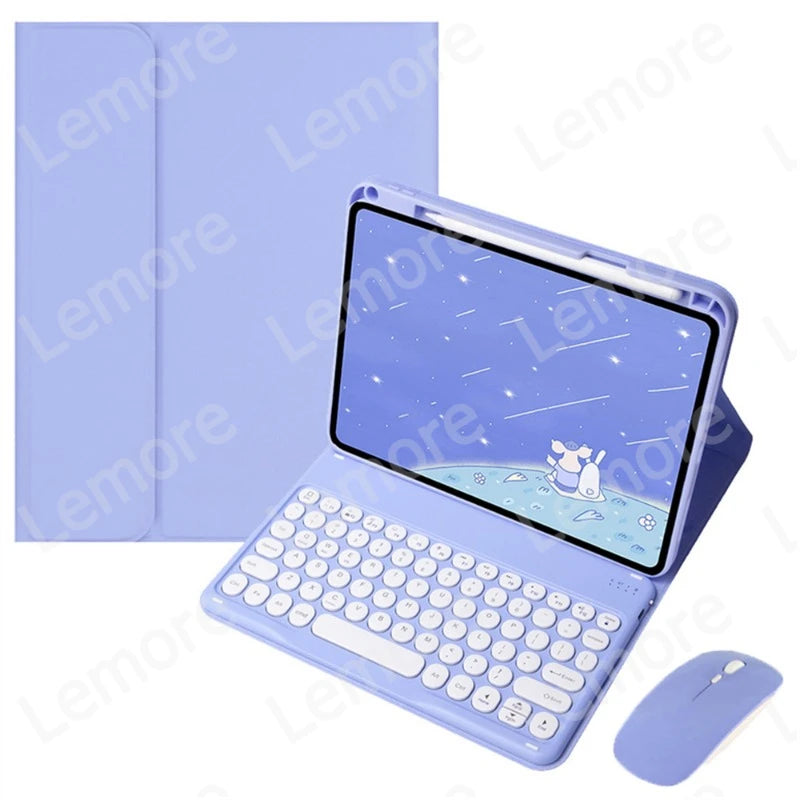 Housse de tablette pour clavier Redmi Pad 2, étui de support de 11 pouces avec fente pour crayon pour clavier espagnol Xiaomi Redmi Pad 2 2025