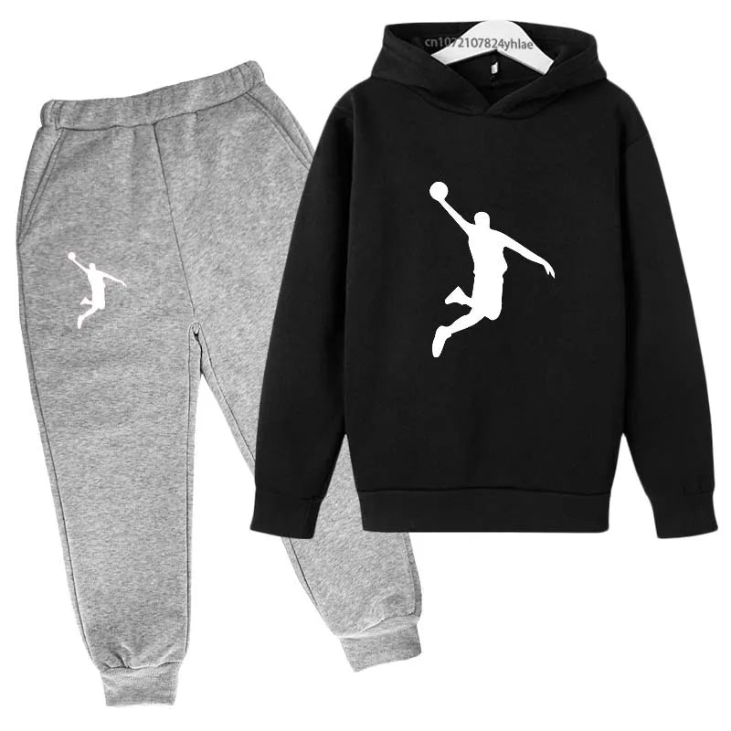 Ensemble de survêtement polaire de luxe oversize hiver 2026 pour homme et femme, sweat à capuche et pantalon de survêtement 2 pièces