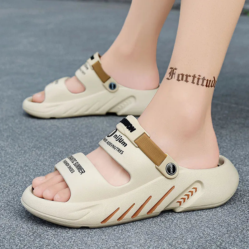 Massage Men Slippers Summer Breathable EVA Slippers Dual Purpose Sandals For Men Lightweigh Sumer Shoes For Men Plus Size 39-48 Camara Shopping Massage Men Slippers Summer Breathable EVA Slippers Dual Purpose Sandals For Men Lightweigh Sumer Shoes For Men Plus Size 39-48