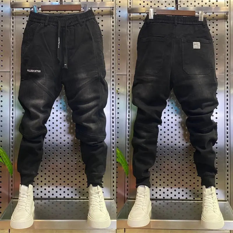 Haute qualité mode confortable luxe concepteur nouveau Baggy luxe Style coréen jean ample pour hommes idéal pour le printemps et l'automne Camara Shopping Haute qualité mode confortable luxe concepteur nouveau Baggy luxe Style coréen jean ample pour hommes idéal pour le printemps et l'automne