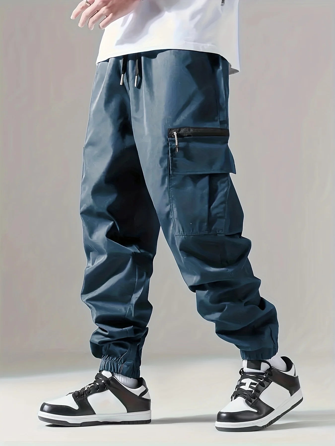 Pantalon cargo pour hommes, fjm fin, confortable et respirant, décontracté, extérieur, portable, course à pied, cyclisme, approche multi-poches Camara Shopping Pantalon cargo pour hommes, fjm fin, confortable et respirant, décontracté, extérieur, portable, course à pied, cyclisme, approche multi-poches