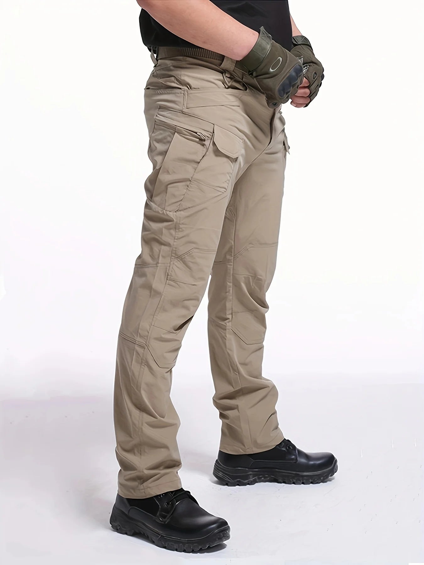 Pantalon cargo fin pour hommes, grande taille 5XL, avec poches latérales, pour le printemps et l'été, pantalon tactique ample de style punk, pour hommes grands et corpulents Camara Shopping Pantalon cargo fin pour hommes, grande taille 5XL, avec poches latérales, pour le printemps et l'été, pantalon tactique ample de style punk, pour hommes grands et corpulents