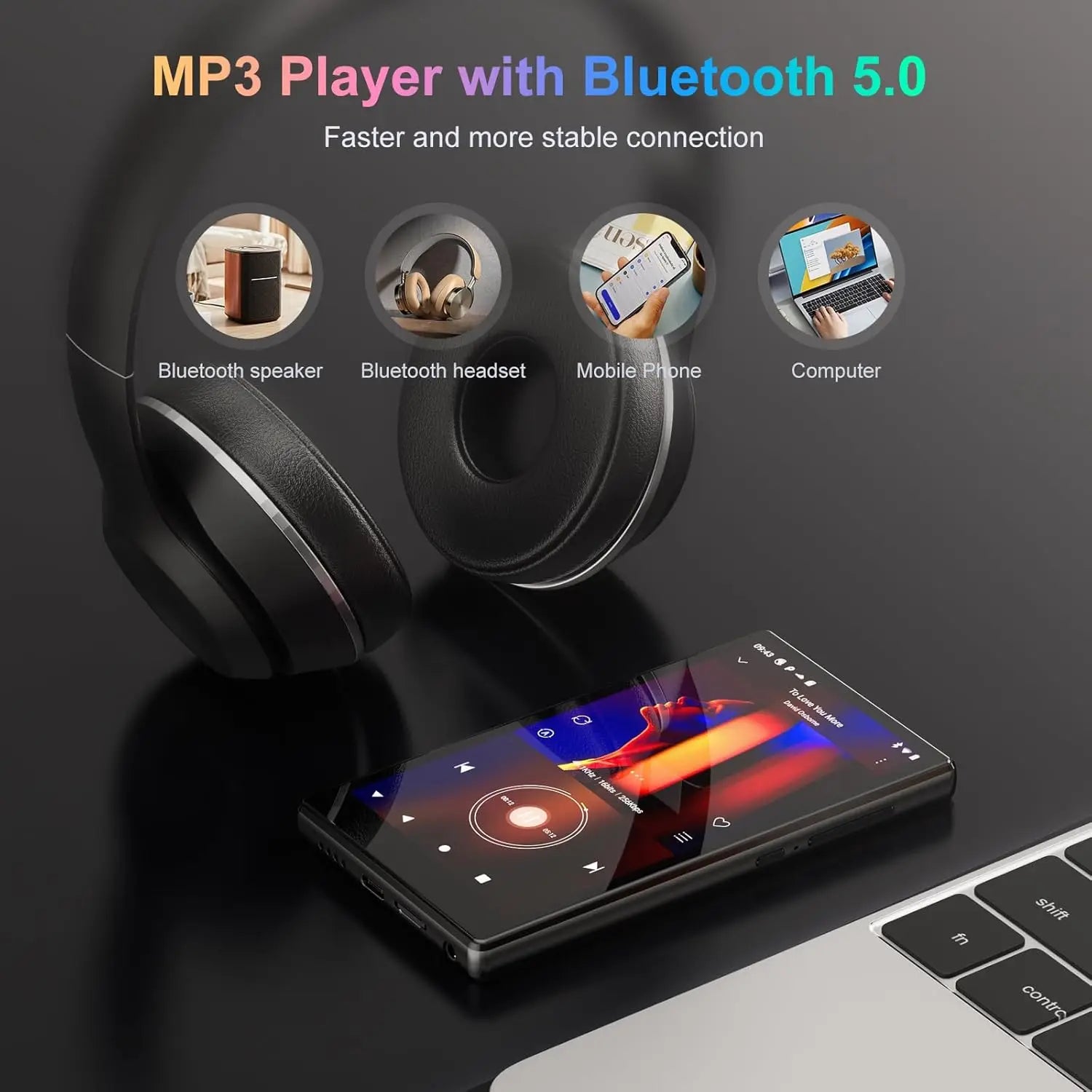 Lecteur MP3/MP4 1080P Android 13.0 4,7 pouces 96 Go (64 Go+32 Go) avec Bluetooth et Wi-Fi, jusqu'à 1 To Camara Shopping Lecteur MP3/MP4 1080P Android 13.0 4,7 pouces 96 Go (64 Go+32 Go) avec Bluetooth et Wi-Fi, jusqu'à 1 To