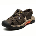 Nouveaux hommes sandales en cuir véritable souple sandales chaussures hommes grande taille en plein air chaussures d'été confort plage sandales romaines hommes chaussures Camara Shopping Nouveaux hommes sandales en cuir véritable souple sandales chaussures hommes grande taille en plein air chaussures d'été confort plage sandales romaines hommes chaussures