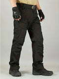 Pantalon cargo fin pour hommes, grande taille 5XL, avec poches latérales, pour le printemps et l'été, pantalon tactique ample de style punk, pour hommes grands et corpulents Camara Shopping Pantalon cargo fin pour hommes, grande taille 5XL, avec poches latérales, pour le printemps et l'été, pantalon tactique ample de style punk, pour hommes grands et corpulents