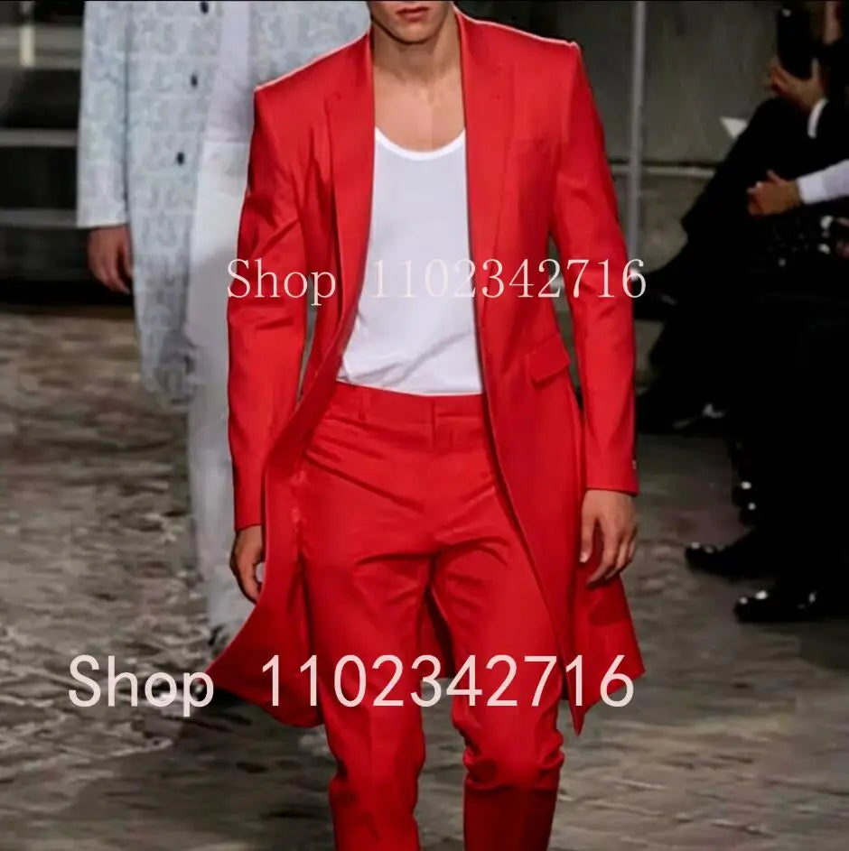 Veste longue d'été pour hommes, costumes de mariage, pantalon blanc, Tuxedos de marié, Blazer classique à revers, manteau 2 pièces, pantalon de bal, nouvelle collection 2025 Camara Shopping Veste longue d'été pour hommes, costumes de mariage, pantalon blanc, Tuxedos de marié, Blazer classique à revers, manteau 2 pièces, pantalon de bal, nouvelle collection 2025