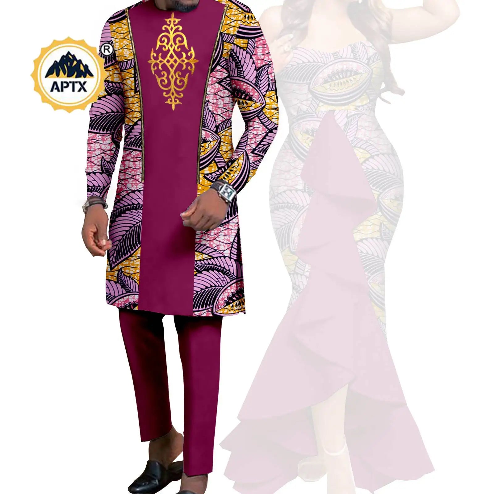 Dashiki – robes sirène pour femmes africaines, tenues assorties pour hommes, ensembles de pantalons Bazin Riche, vêtements de Couple africains pour mariage Y22C080 Camara Shopping Dashiki – robes sirène pour femmes africaines, tenues assorties pour hommes, ensembles de pantalons Bazin Riche, vêtements de Couple africains pour mariage Y22C080