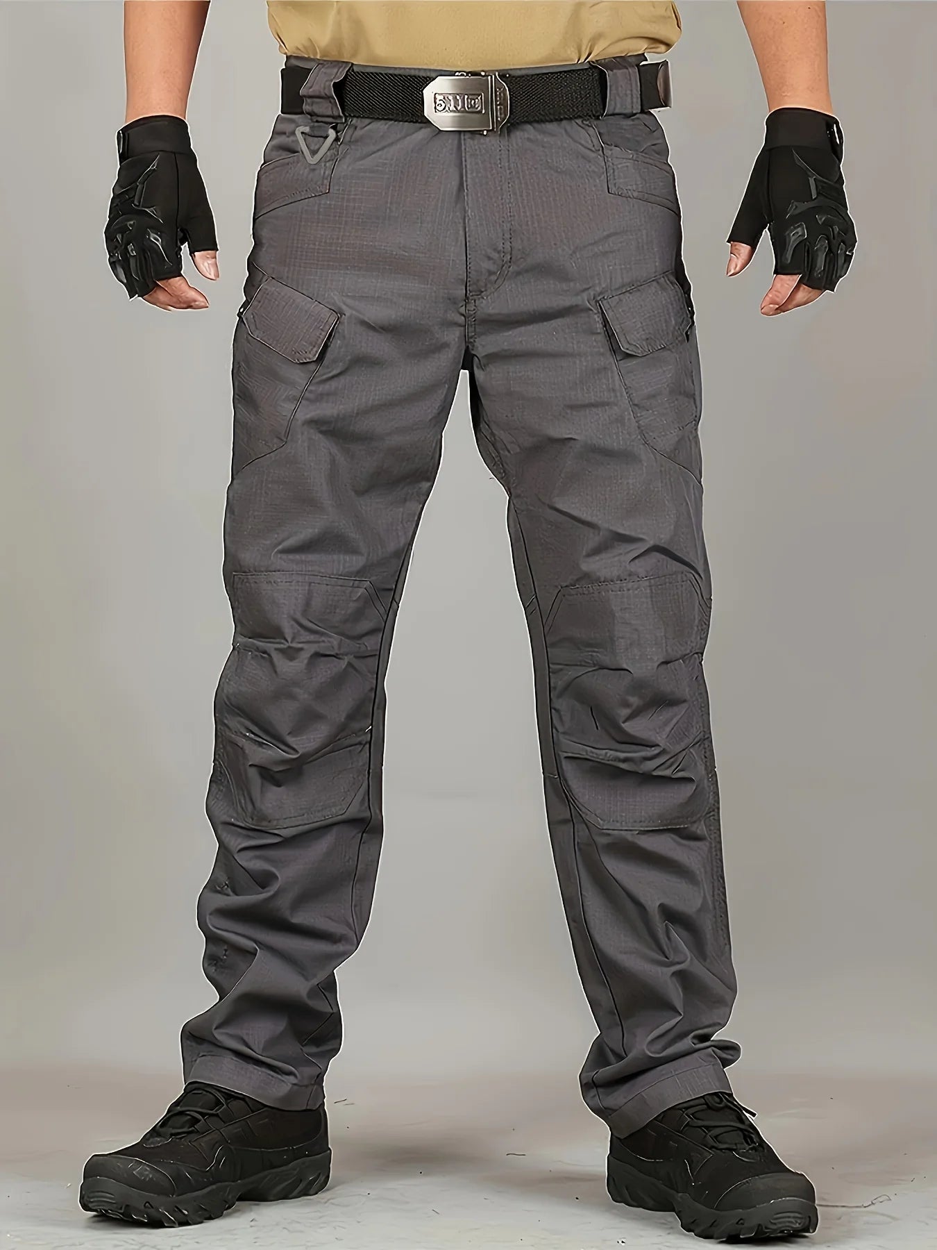 Pantalon cargo fin pour hommes, grande taille 5XL, avec poches latérales, pour le printemps et l'été, pantalon tactique ample de style punk, pour hommes grands et corpulents Camara Shopping Pantalon cargo fin pour hommes, grande taille 5XL, avec poches latérales, pour le printemps et l'été, pantalon tactique ample de style punk, pour hommes grands et corpulents
