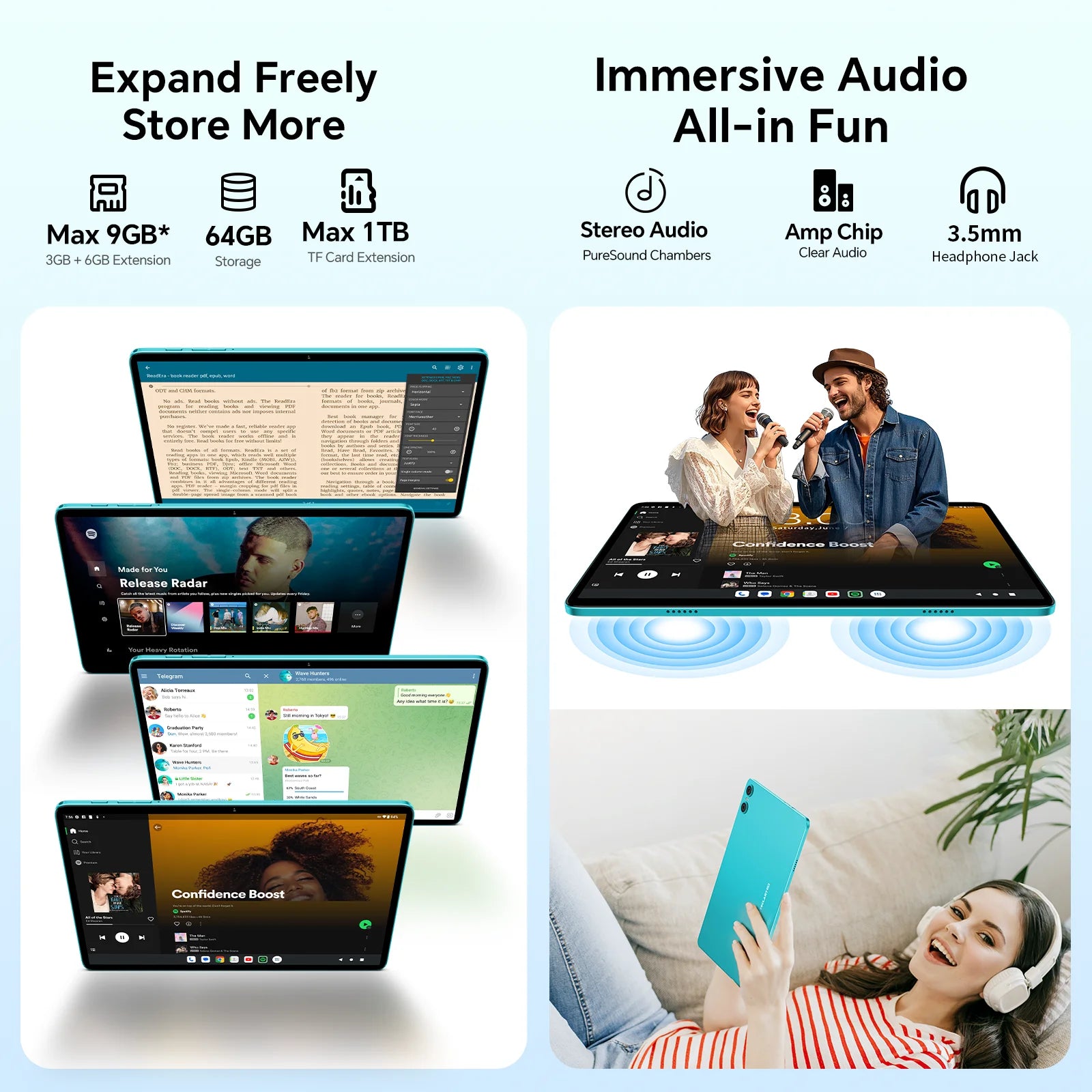 Tablette Android 15 Teclast P33, 10,1 pouces, 9 Go de RAM maximum, 64 Go de ROM, 1280x800 IPS, A333, 5 cœurs, 6000 mAh, Type-C Camara Shopping Tablette Android 15 Teclast P33, 10,1 pouces, 9 Go de RAM maximum, 64 Go de ROM, 1280x800 IPS, A333, 5 cœurs, 6000 mAh, Type-C