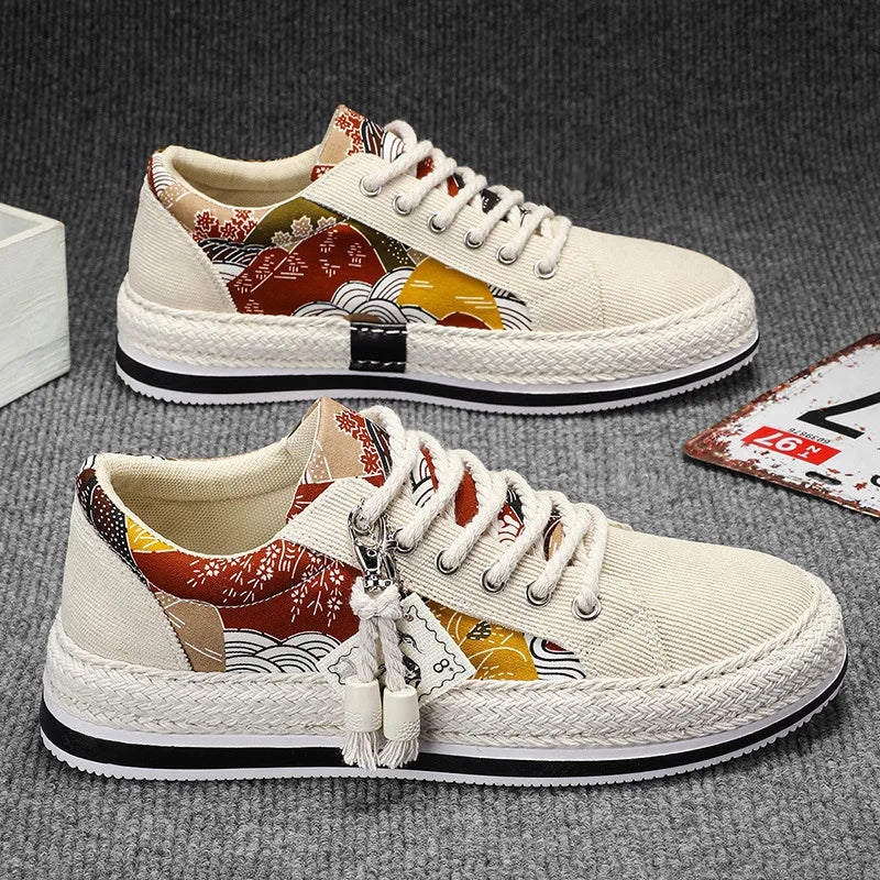 Chaussures basses en toile tendance pour hommes, baskets à plateforme, confortables et respirantes, chaussures décontractées pour l'été, Zapatos Para hombres Camara Shopping Chaussures basses en toile tendance pour hommes, baskets à plateforme, confortables et respirantes, chaussures décontractées pour l'été, Zapatos Para hombres