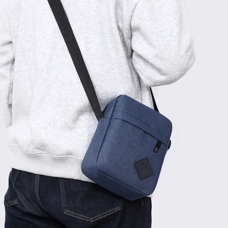 Sac à bandoulière minimaliste pour hommes, multicolore, décontracté pour les sorties quotidiennes, pratique, polyvalent, léger Camara Shopping Sac à bandoulière minimaliste pour hommes, multicolore, décontracté pour les sorties quotidiennes, pratique, polyvalent, léger