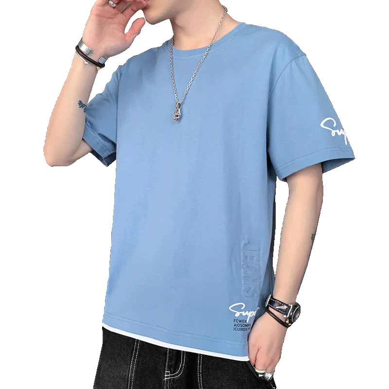T-shirt en coton pour homme, noir, taille 4XL, t-shirts pour homme, vêtements décontractés d'été, imprimé lettres tendance, t-shirts pour homme, vêtements masculins Camara Shopping T-shirt en coton pour homme, noir, taille 4XL, t-shirts pour homme, vêtements décontractés d'été, imprimé lettres tendance, t-shirts pour homme, vêtements masculins
