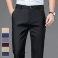 Pantalon homme Stretch solide noir intelligent décontracté pantalon homme bureau séchage rapide costume pantalon nouveau printemps automne coréen pantalon droit Camara Shopping Pantalon homme Stretch solide noir intelligent décontracté pantalon homme bureau séchage rapide costume pantalon nouveau printemps automne coréen pantalon droit