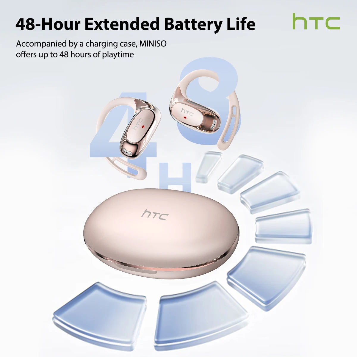 HTC NE35 Bluetooth V6.0 AI traduction écouteurs OWS Sport casque confortable Ultra-léger oreillette sans fil casque avec micro Camara Shopping HTC NE35 Bluetooth V6.0 AI traduction écouteurs OWS Sport casque confortable Ultra-léger oreillette sans fil casque avec micro