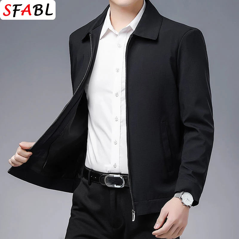 Blazers d'affaires décontractés pour hommes, veste sociale formelle, manteau de robe de bureau de luxe, document solide, printemps, automne, nouveau, adt Camara Shopping Blazers d'affaires décontractés pour hommes, veste sociale formelle, manteau de robe de bureau de luxe, document solide, printemps, automne, nouveau, adt