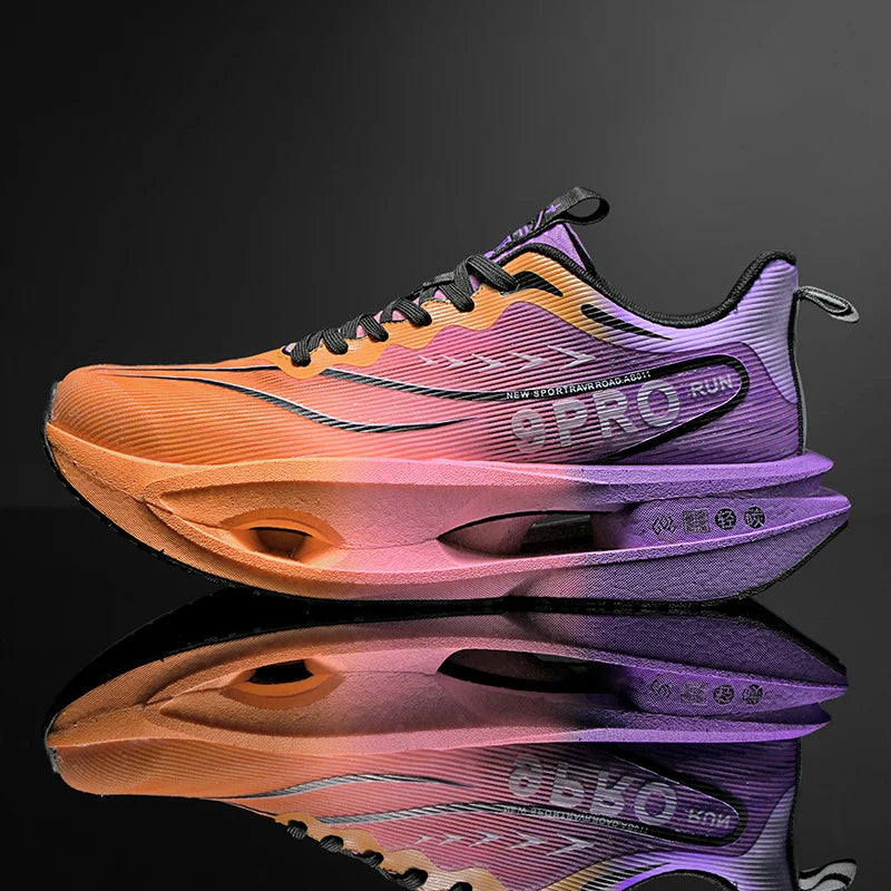 Chaussures de course pour hommes avec plaque en carbone, spécialité marathon, baskets de sport décontractées pour hommes, baskets athlétiques respirantes et confortables pour femmes Camara Shopping Chaussures de course pour hommes avec plaque en carbone, spécialité marathon, baskets de sport décontractées pour hommes, baskets athlétiques respirantes et confortables pour femmes
