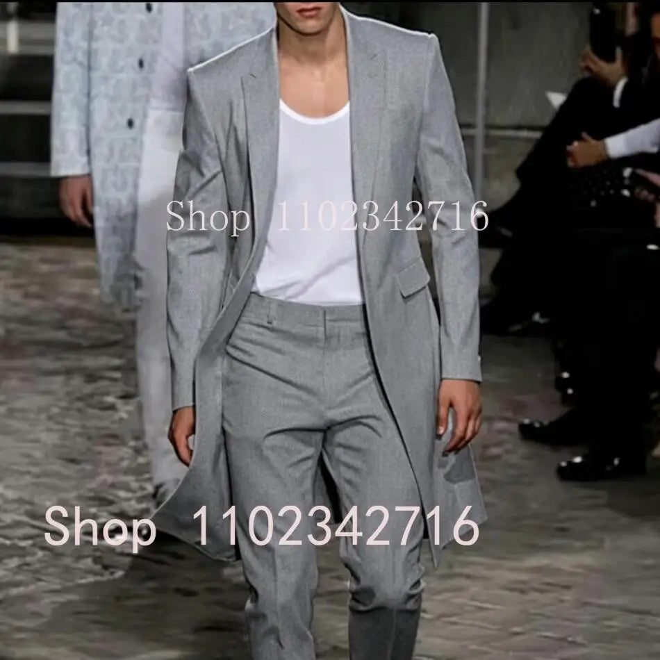 Veste longue d'été pour hommes, costumes de mariage, pantalon blanc, Tuxedos de marié, Blazer classique à revers, manteau 2 pièces, pantalon de bal, nouvelle collection 2025 Camara Shopping Veste longue d'été pour hommes, costumes de mariage, pantalon blanc, Tuxedos de marié, Blazer classique à revers, manteau 2 pièces, pantalon de bal, nouvelle collection 2025