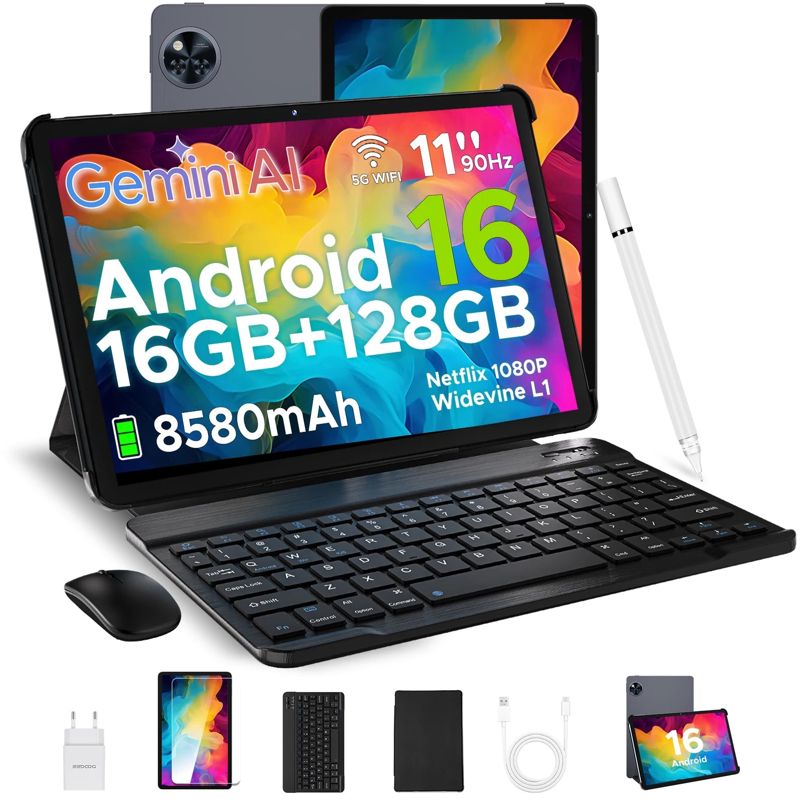 DOOGEE U11 tablette 11 "Ultra-clair 90Hz affichage 16GB 128GB 8580mAh batterie Unisoc T7200 double haut-parleur Widevine L1 Android 16 Camara Shopping DOOGEE U11 tablette 11 "Ultra-clair 90Hz affichage 16GB 128GB 8580mAh batterie Unisoc T7200 double haut-parleur Widevine L1 Android 16
