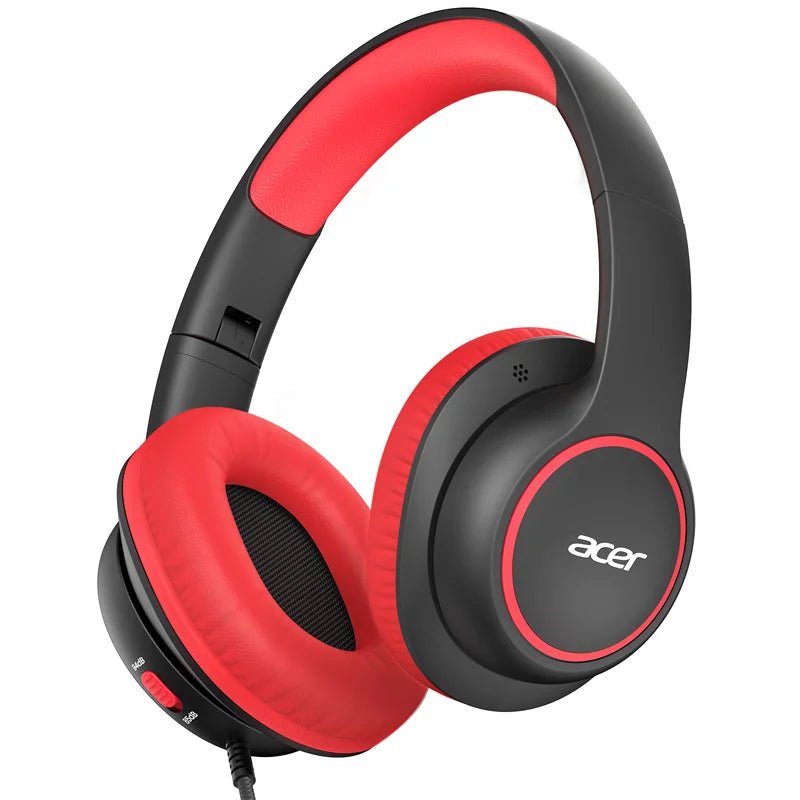 Nouveaux écouteurs filaires Acer pour enfants, design supra-auriculaire, limite de volume sécurisée 85/94 dB, prise jack 3,5 mm, écouteurs pliables pour les tout-petits, garçons et filles - Camara ShoppingNouveaux écouteurs filaires Acer pour enfants, design supra-auriculaire, limite de volume sécurisée 85/94 dB, prise jack 3,5 mm, écouteurs pliables pour les tout-petits, garçons et filles