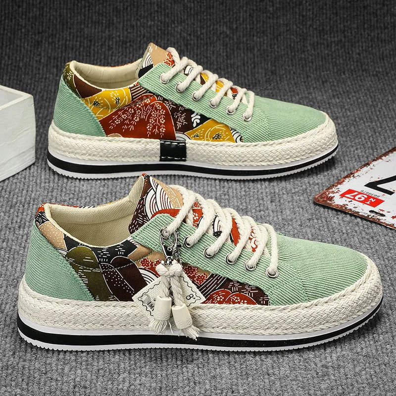 Chaussures basses en toile tendance pour hommes, baskets à plateforme, confortables et respirantes, chaussures décontractées pour l'été, Zapatos Para hombres Camara Shopping Chaussures basses en toile tendance pour hommes, baskets à plateforme, confortables et respirantes, chaussures décontractées pour l'été, Zapatos Para hombres