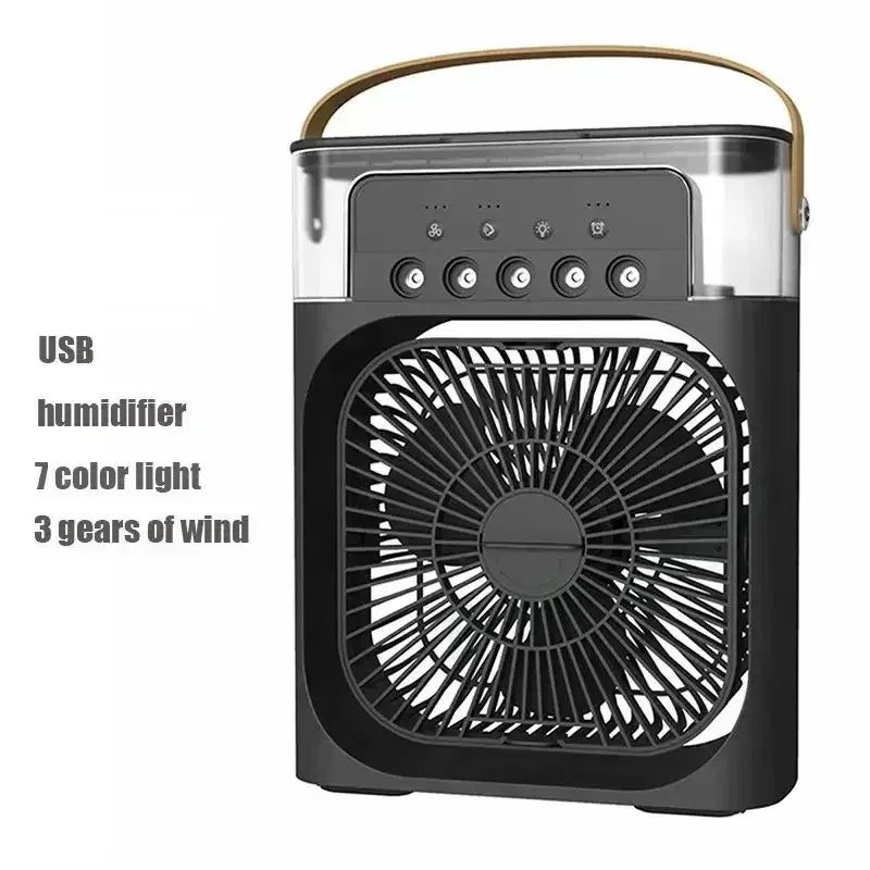 3 en 1 nouveau ventilateur climatiseur ménage petit refroidisseur d'air LED veilleuse Portable humidificateur réglage de l'air ventilateur bureau maison ventilateur Camara Shopping 3 en 1 nouveau ventilateur climatiseur ménage petit refroidisseur d'air LED veilleuse Portable humidificateur réglage de l'air ventilateur bureau maison ventilateur