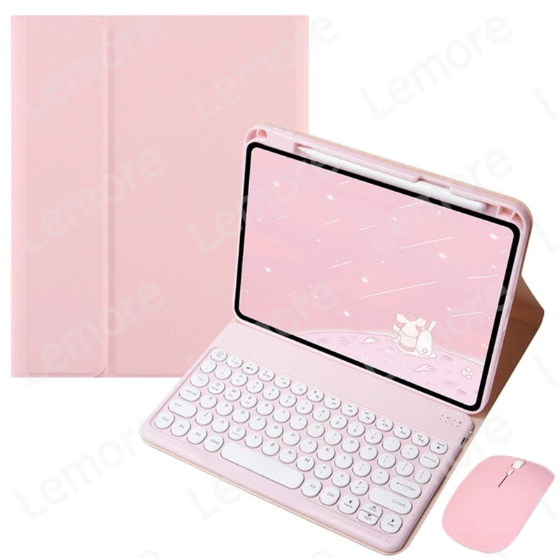 Housse de tablette pour clavier Redmi Pad 2, étui de support de 11 pouces avec fente pour crayon pour clavier espagnol Xiaomi Redmi Pad 2 2025