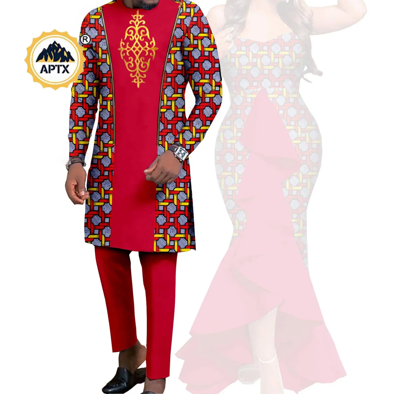 Dashiki – robes sirène pour femmes africaines, tenues assorties pour hommes, ensembles de pantalons Bazin Riche, vêtements de Couple africains pour mariage Y22C080 Camara Shopping Dashiki – robes sirène pour femmes africaines, tenues assorties pour hommes, ensembles de pantalons Bazin Riche, vêtements de Couple africains pour mariage Y22C080