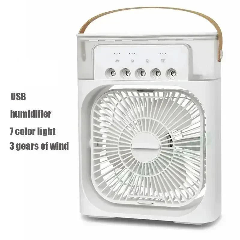3 en 1 nouveau ventilateur climatiseur ménage petit refroidisseur d'air LED veilleuse Portable humidificateur réglage de l'air ventilateur bureau maison ventilateur Camara Shopping 3 en 1 nouveau ventilateur climatiseur ménage petit refroidisseur d'air LED veilleuse Portable humidificateur réglage de l'air ventilateur bureau maison ventilateur