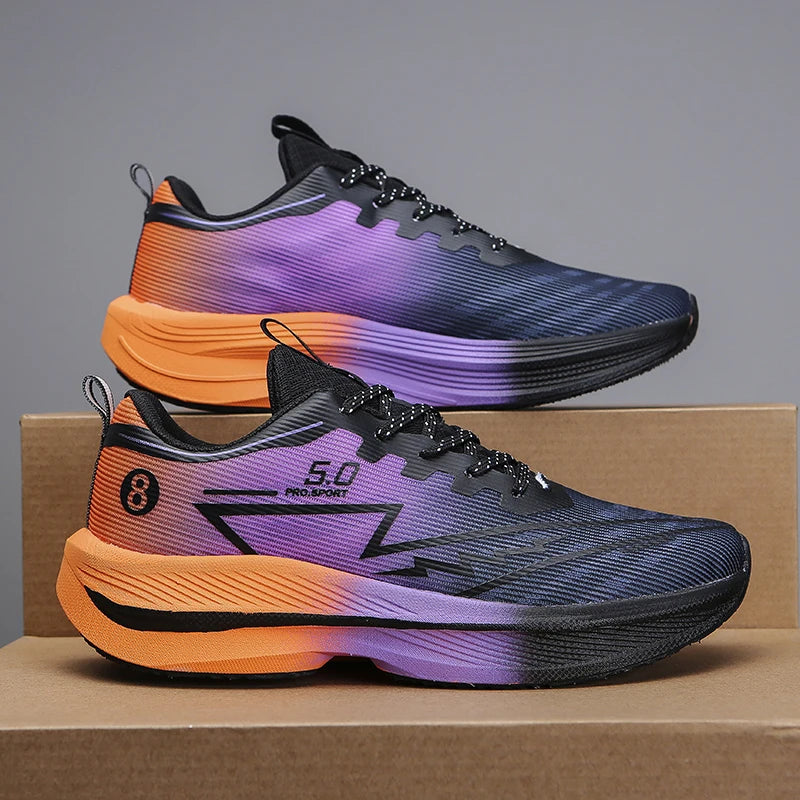 Chaussures de course à plaque de carbone pour hommes, baskets de sport à coussin souple, absorbant les chocs, unisexes, légères, antidérapantes, chaussures d'entraînement Camara Shopping Chaussures de course à plaque de carbone pour hommes, baskets de sport à coussin souple, absorbant les chocs, unisexes, légères, antidérapantes, chaussures d'entraînement