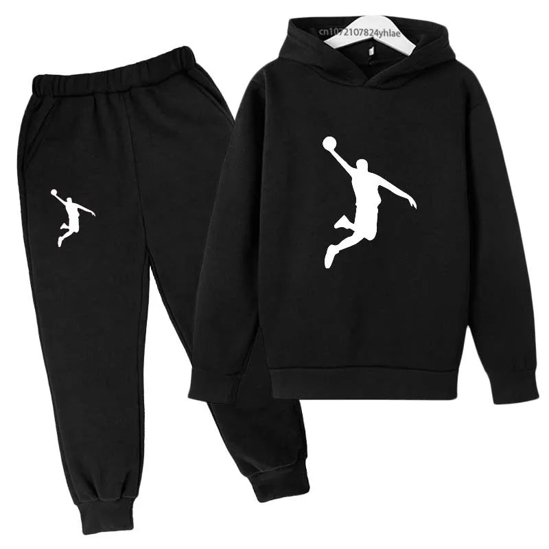 Ensemble de survêtement polaire de luxe oversize hiver 2026 pour homme et femme, sweat à capuche et pantalon de survêtement 2 pièces