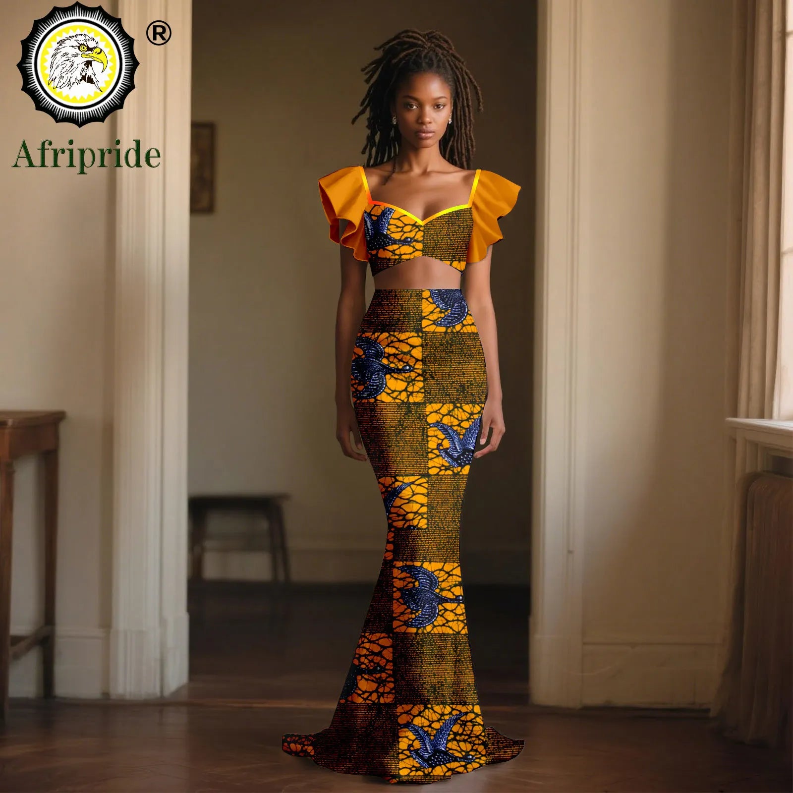Vêtements africains pour femmes, haut court à manches évasées et jupes Maxi, ensemble 2 pièces, tenues Dashiki, tenue de fête Sexy Ankara, 2526060 Camara Shopping Vêtements africains pour femmes, haut court à manches évasées et jupes Maxi, ensemble 2 pièces, tenues Dashiki, tenue de fête Sexy Ankara, 2526060