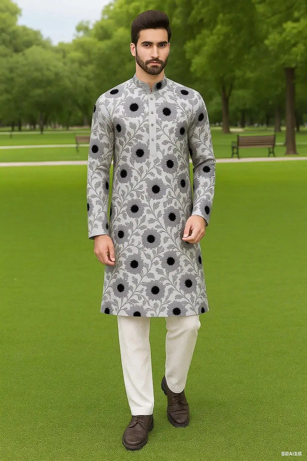 2026 Stand Collar Muslim Shirt Men Clothes Folk Kaftan Musulman Kurta Indian Islamic Clothing Vêtements Islamiques Homme Camara Shopping 2026 Stand Collar Muslim Shirt Men Clothes Folk Kaftan Musulman Kurta Indian Islamic Clothing Vêtements Islamiques Homme