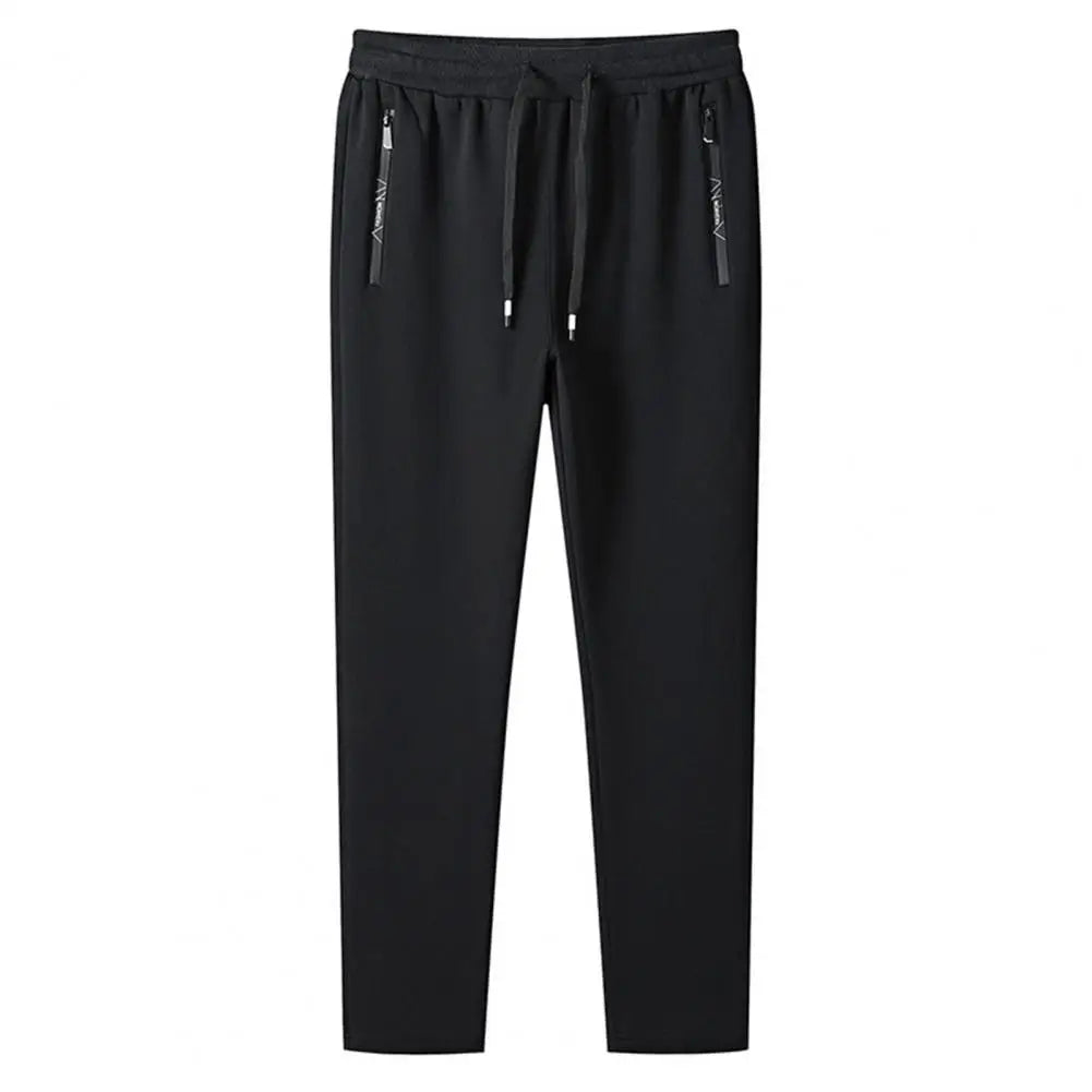 Sweatpants Men's Loose Fit Sport Pants with Zipper Pockets Drawstring Waist for Gym Training Jogging Soft Breathable Long Camara Shopping Sweatpants Men's Loose Fit Sport Pants with Zipper Pockets Drawstring Waist for Gym Training Jogging Soft Breathable Long