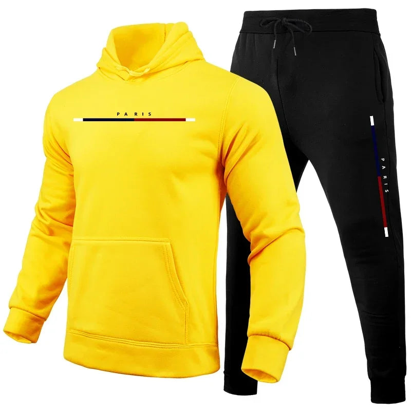 Survêtement pour hommes décontracté impression sweat pantalons de survêtement 2 pièces ensemble sport Jogging hommes vêtement Camara Shopping Survêtement pour hommes décontracté impression sweat pantalons de survêtement 2 pièces ensemble sport Jogging hommes vêtement