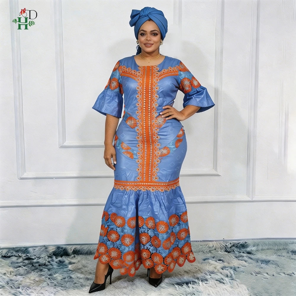 H&D Embroidery Dresses on Clearance Sale African Dresses for Woman Boubou from Nigeria Original vêtement africain femme luxe Camara Shopping H&D Embroidery Dresses on Clearance Sale African Dresses for Woman Boubou from Nigeria Original vêtement africain femme luxe