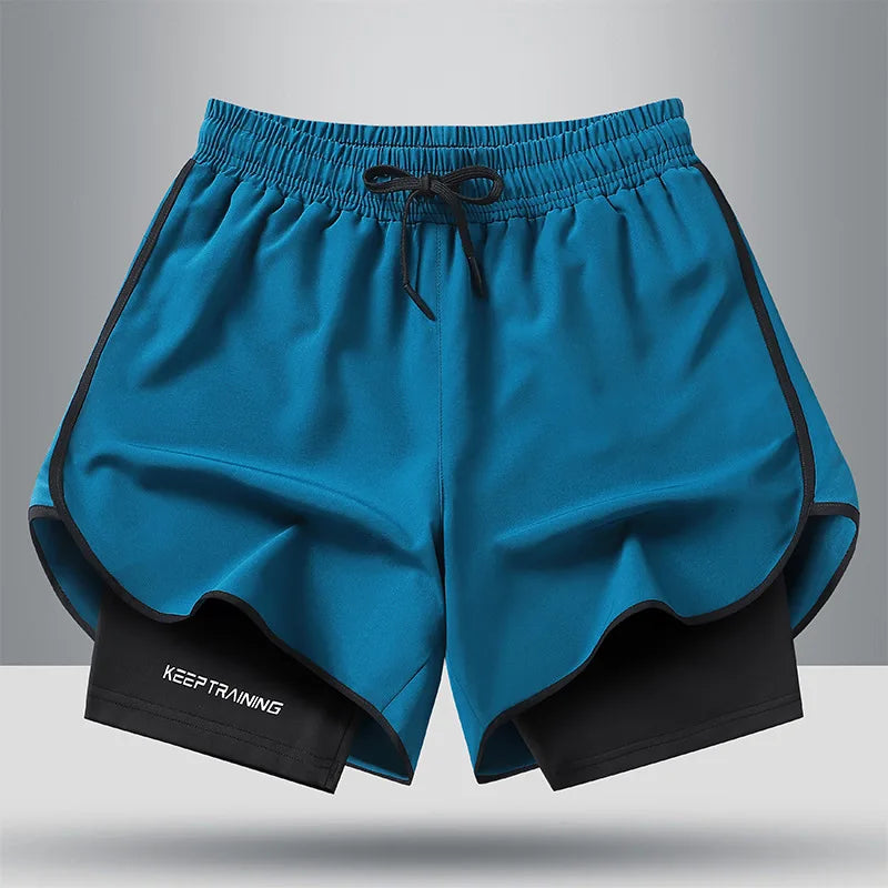 Men's Quick Dry Running Shorts with Drawstring and Zip Pockets - Ideal for Athletic Workouts and Gym Sessions Camara Shopping Men's Quick Dry Running Shorts with Drawstring and Zip Pockets - Ideal for Athletic Workouts and Gym Sessions