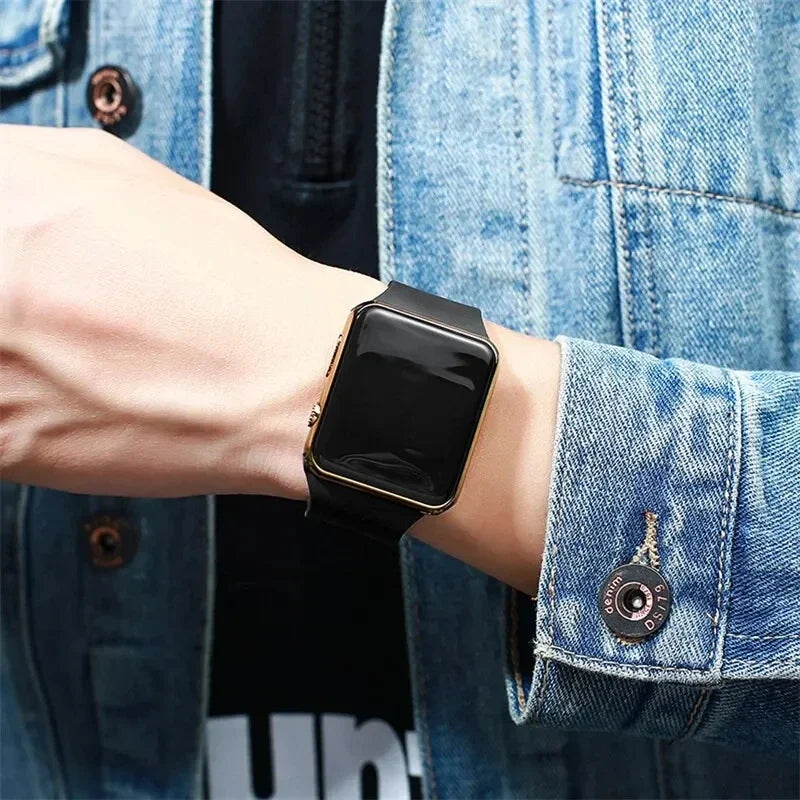 2024 Fashion Sport Digital Watch Women Men Square LED Watches Silicone Belt Electronic Women Digital Watches Clock Montre Femme Camara Shopping 2024 Fashion Sport Digital Watch Women Men Square LED Watches Silicone Belt Electronic Women Digital Watches Clock Montre Femme