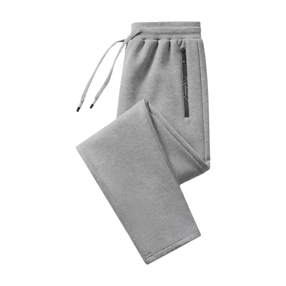 Sweatpants Men's Loose Fit Sport Pants with Zipper Pockets Drawstring Waist for Gym Training Jogging Soft Breathable Long Camara Shopping Sweatpants Men's Loose Fit Sport Pants with Zipper Pockets Drawstring Waist for Gym Training Jogging Soft Breathable Long